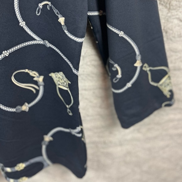 J. MCLAUGHLIN Catalina Cloth Chain Print Blouse Size XL - Picture 9 of 12